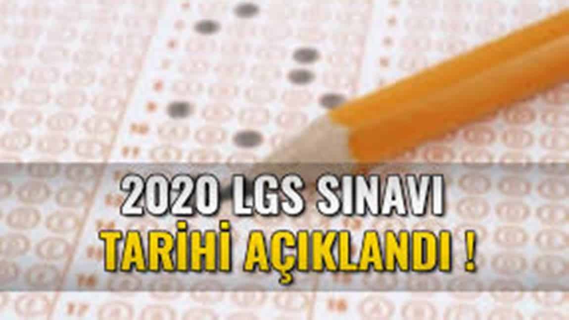 2020 LGS Sınavı 7 Haziran 2020 Tarihinde Yapılacak...